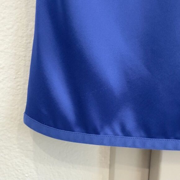 St. John Caviar Silk Violet Blue Tank Top Size 2 / XS - Picture 5 of 6